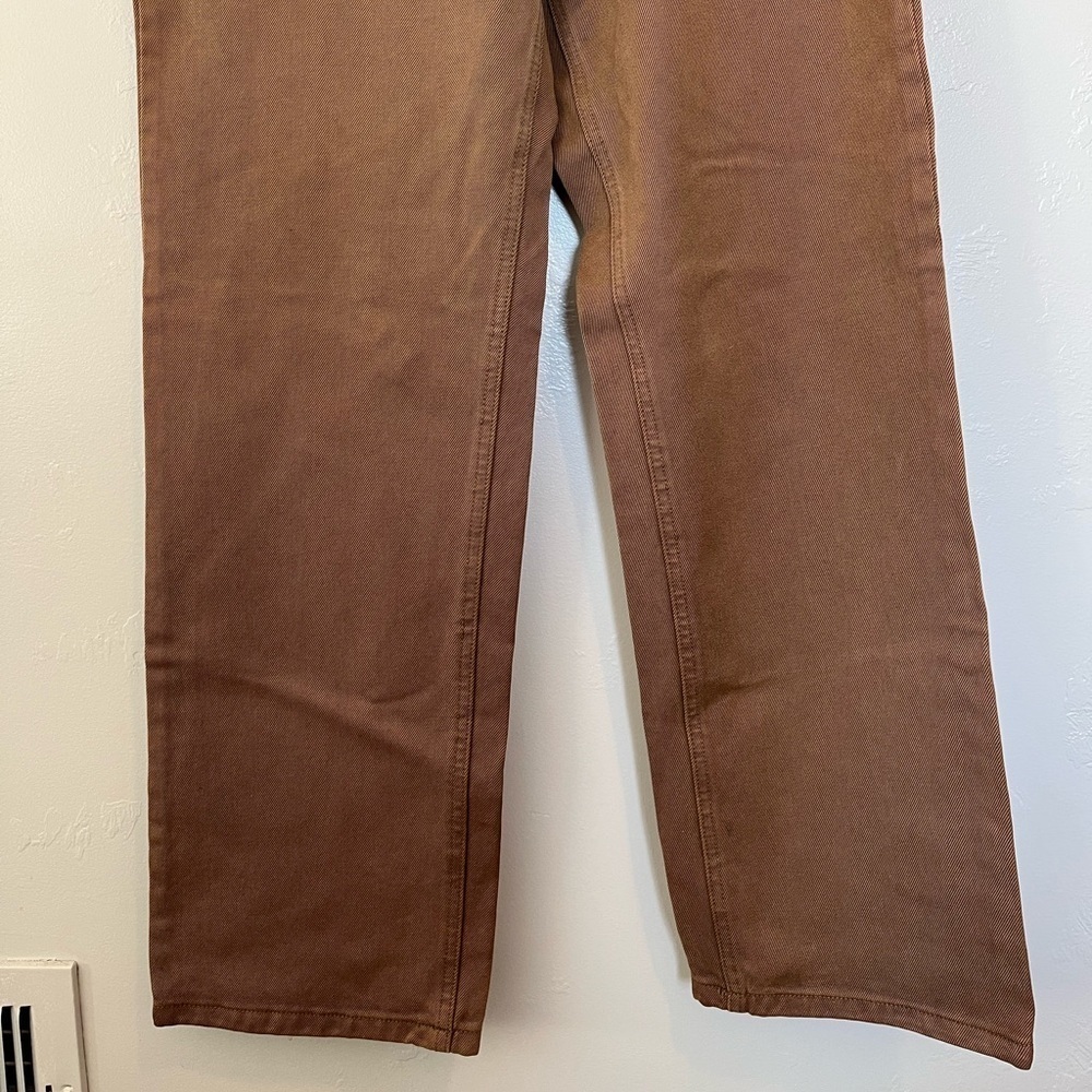 Caretta Brown Straight-Leg Jeans Women's Size 33x32 - Picture 4 of 14